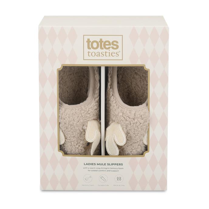 totes toasties® Ladies Novelty Reindeer Slippers Reindeer Extra Image 7